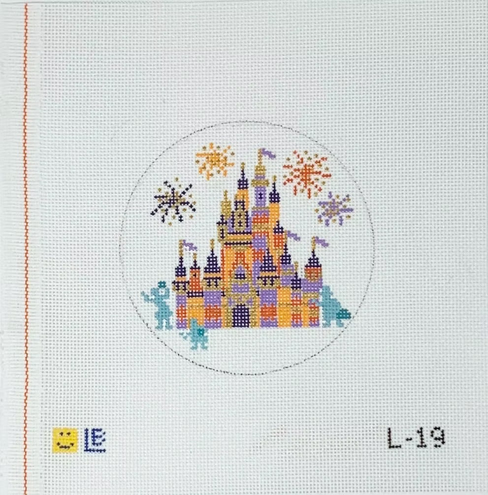 Halloween Castle (with Ghosts) Canvas