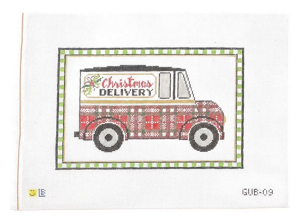 Christmas Delivery Truck Canvas
