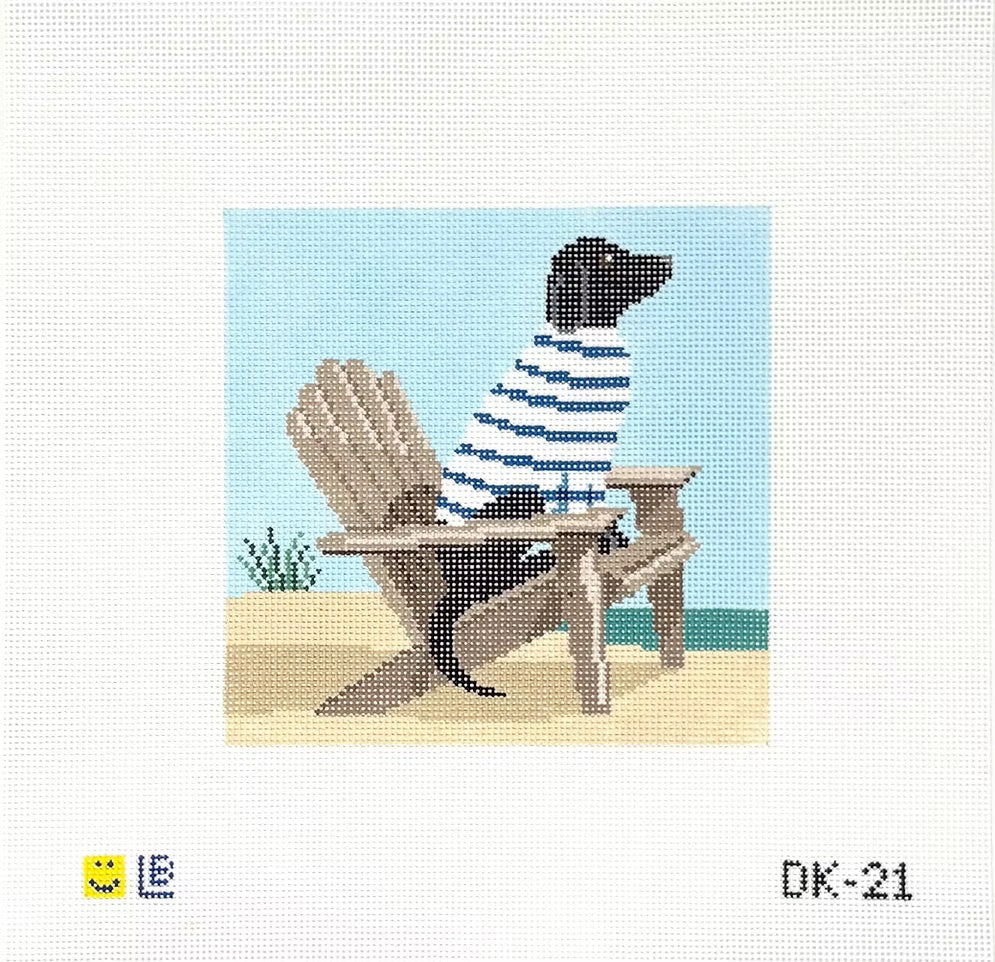 Keeping Watch - Black Dog Canvas