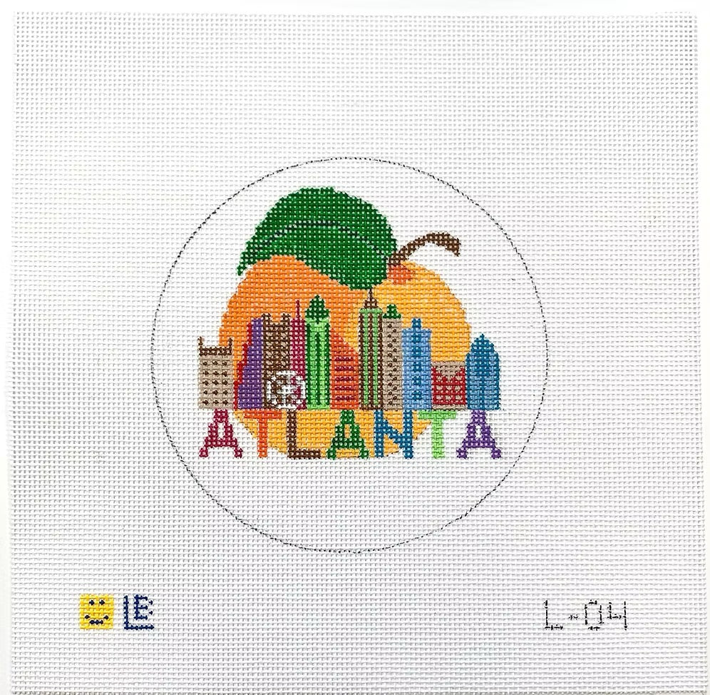 Atlanta - Peach Canvas