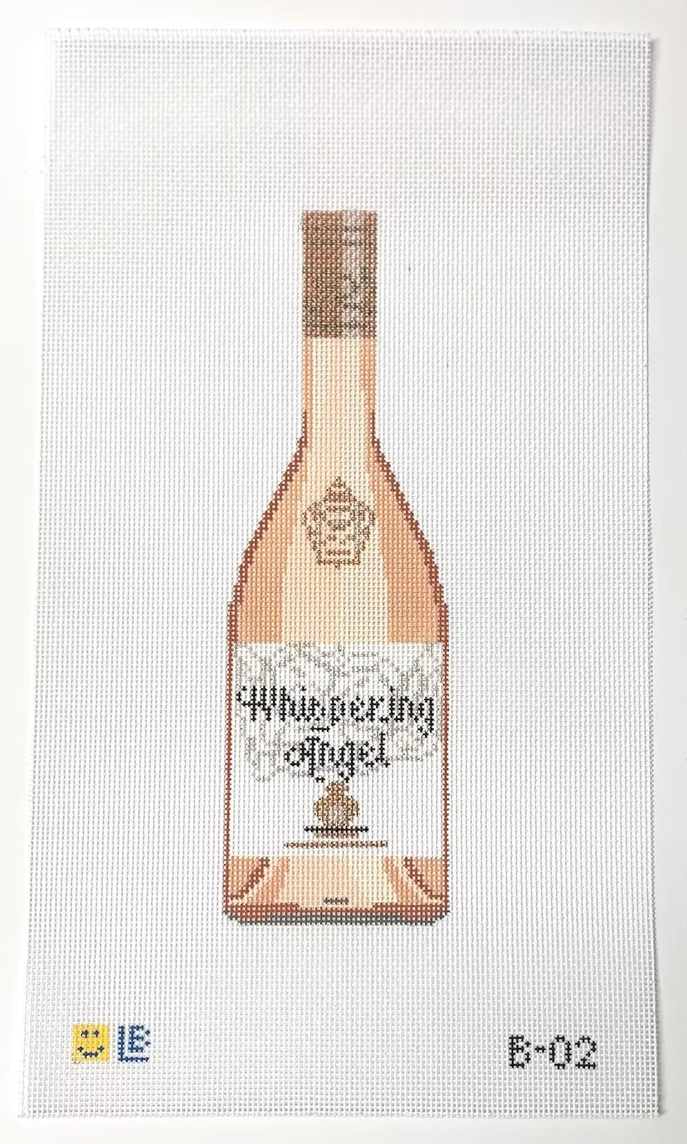 Whispering Angel Bottle Canvas