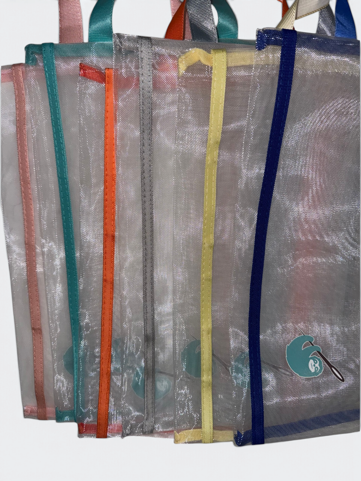 Mesh Needlepoint Project Bag (Double Zipper)