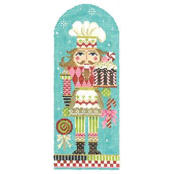 Candy Chef Nutcracker needlepoint canvas