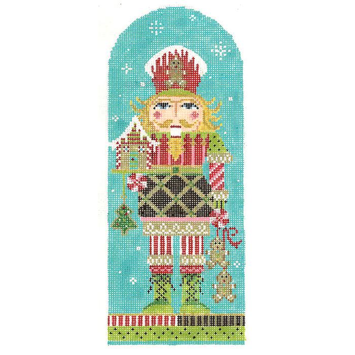Gingerbread Nutcracker needlepoint canvas