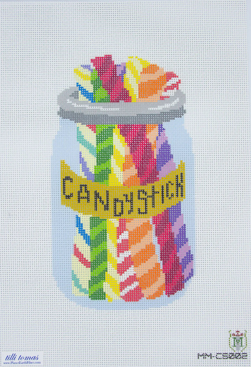 Candy Sticks Jar Canvas