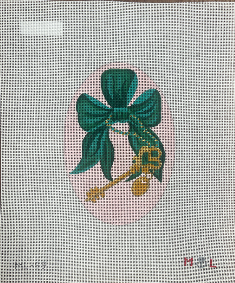 Green Bow with Key