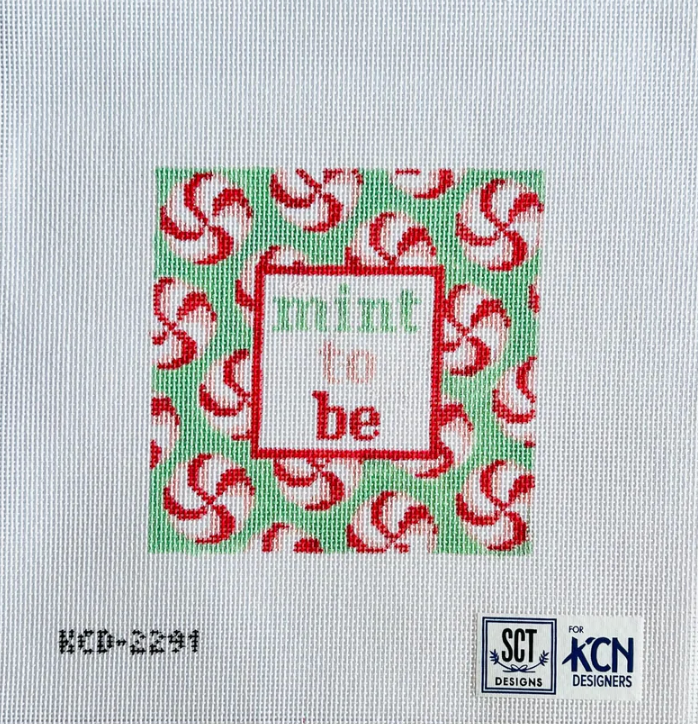 Mint to Be Square Canvas