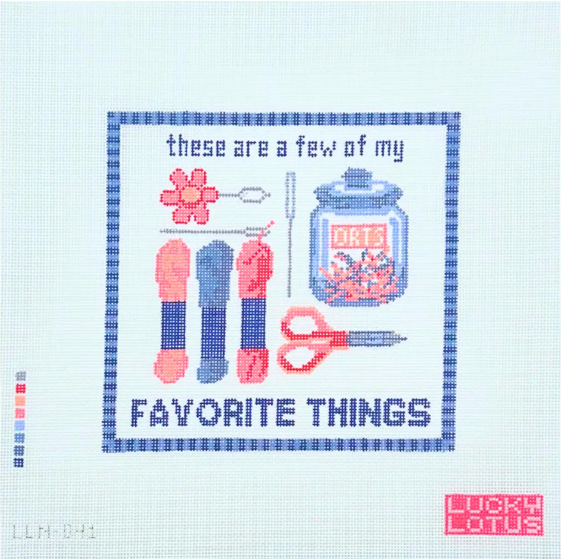 These Are a Few of My Favorite Things - Needlepoint