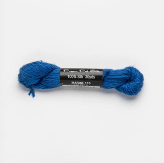 115 Marine - Pepper Pot Silk