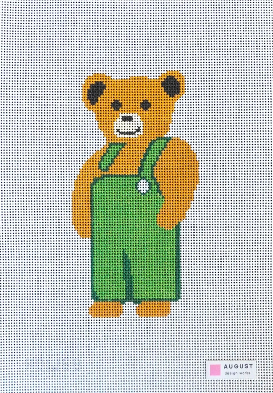 ADW68 Corduroy Bear needlepoint canvas