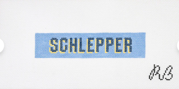 Schlepper Key Fob Canvas - Light Blue