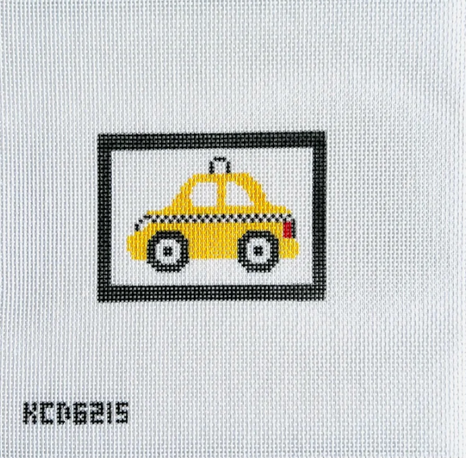 Yellow Taxi Luggage Tag Insert