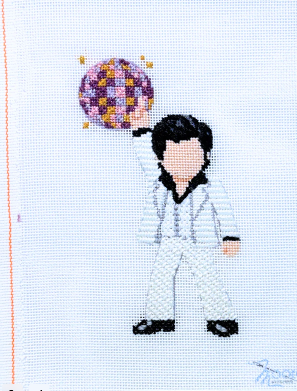 Stayin’ Alive Needlepoint Canvas
