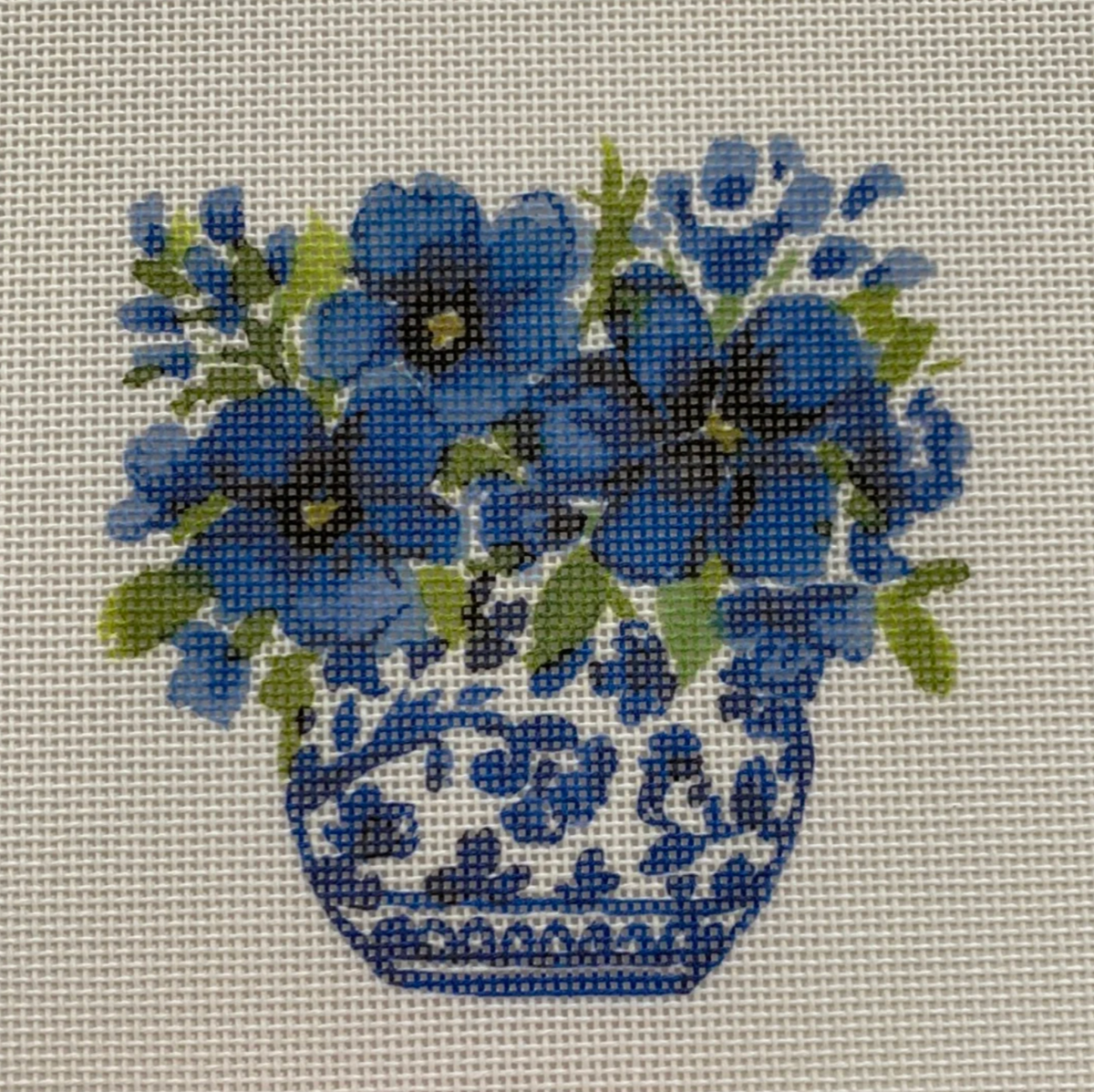 Chinoisierie Blue Flowers