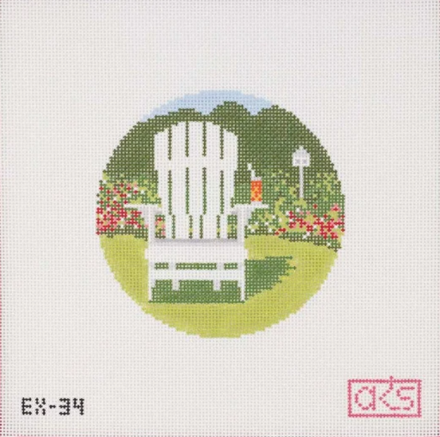 Adirondack Chair - Summer Garden