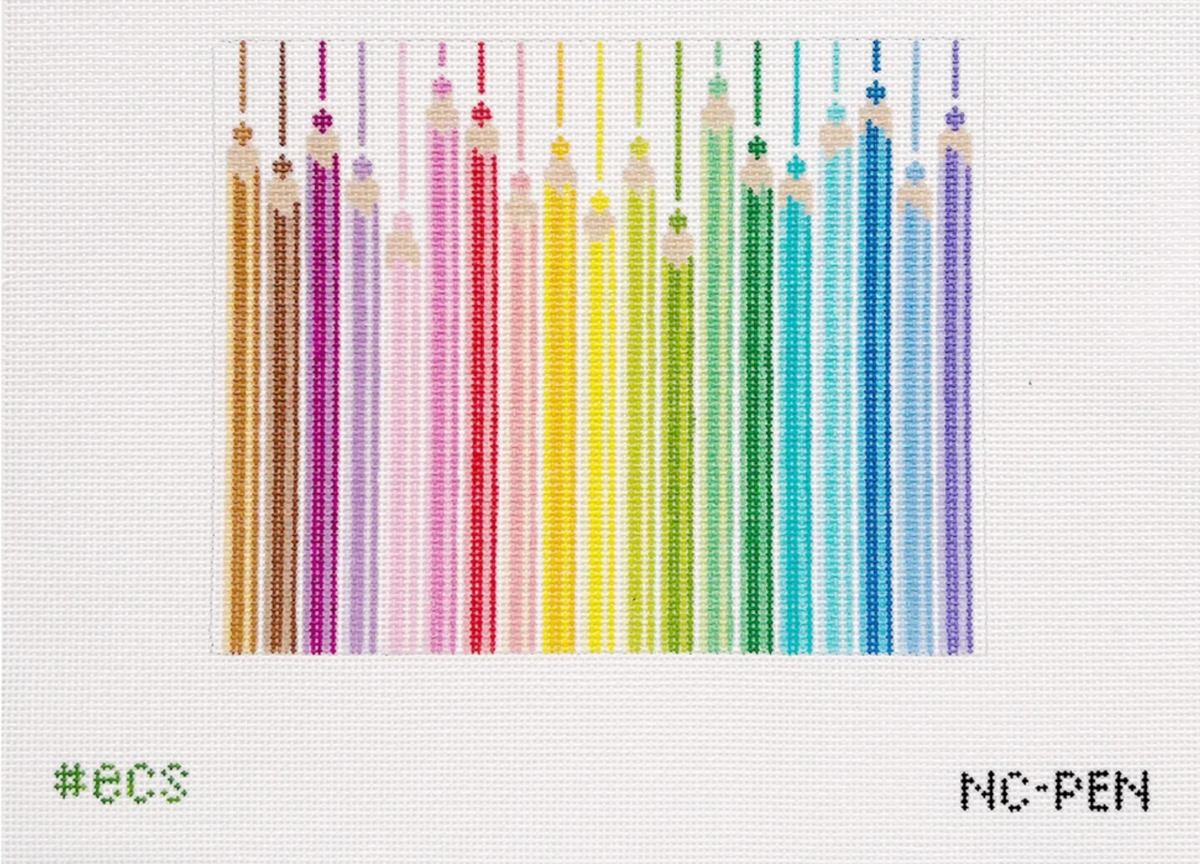 Colored Pencils Clutch