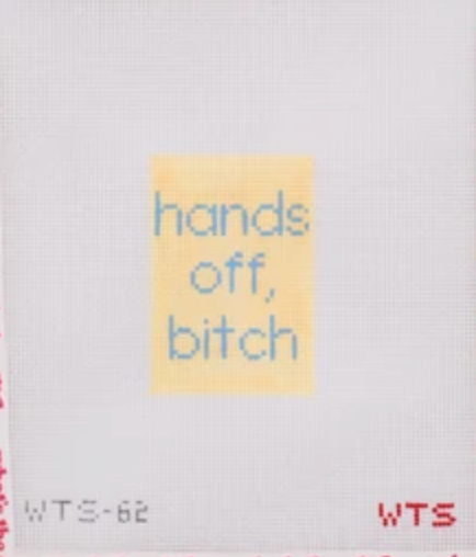 Hands Off, Bitch Luggage Tag