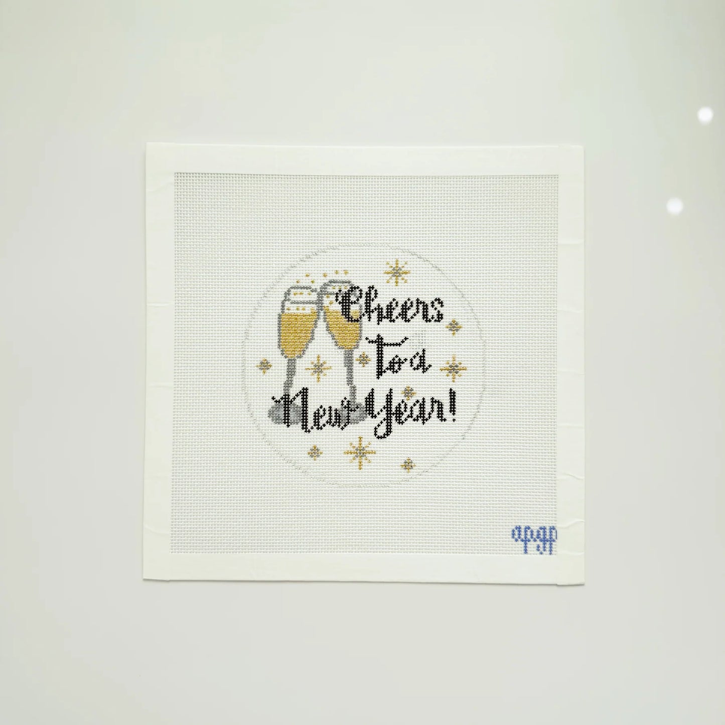 APBR21 Cheers to a New Year needlepoint canvas