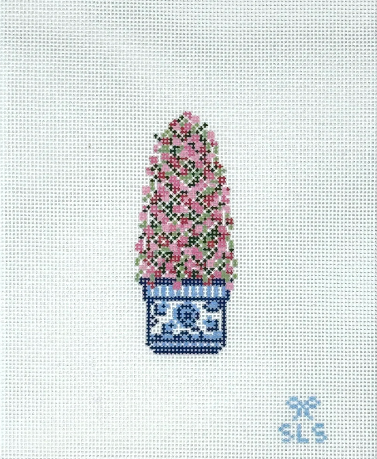 Chinoiserie Trellis Canvas