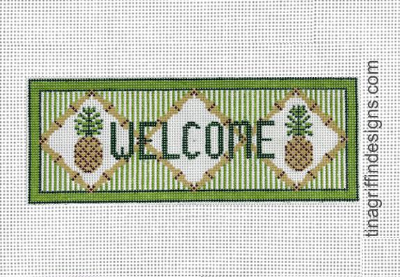 Pineapple Welcome Sign