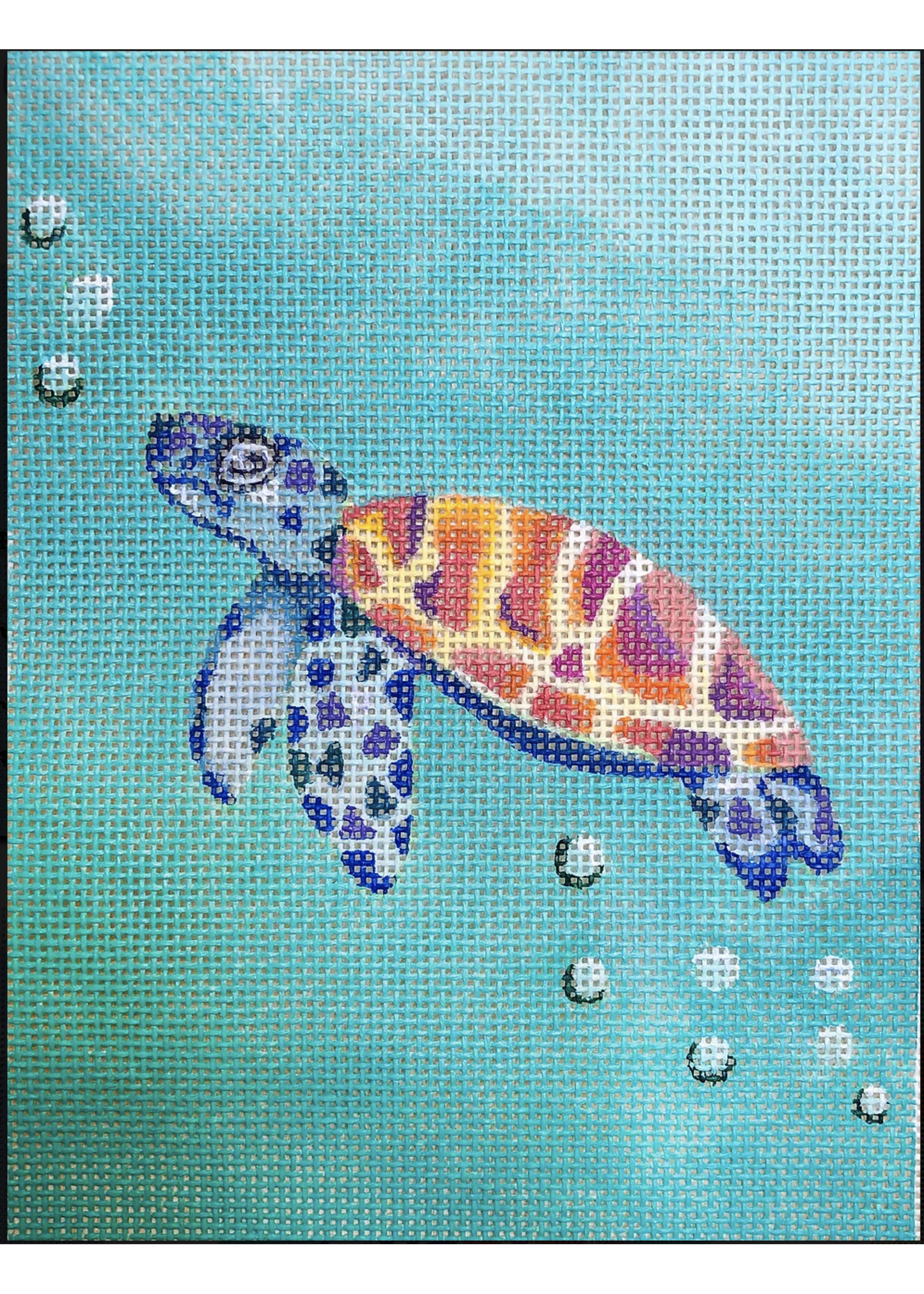Y5 Turtle Canvas needlepoint canvas