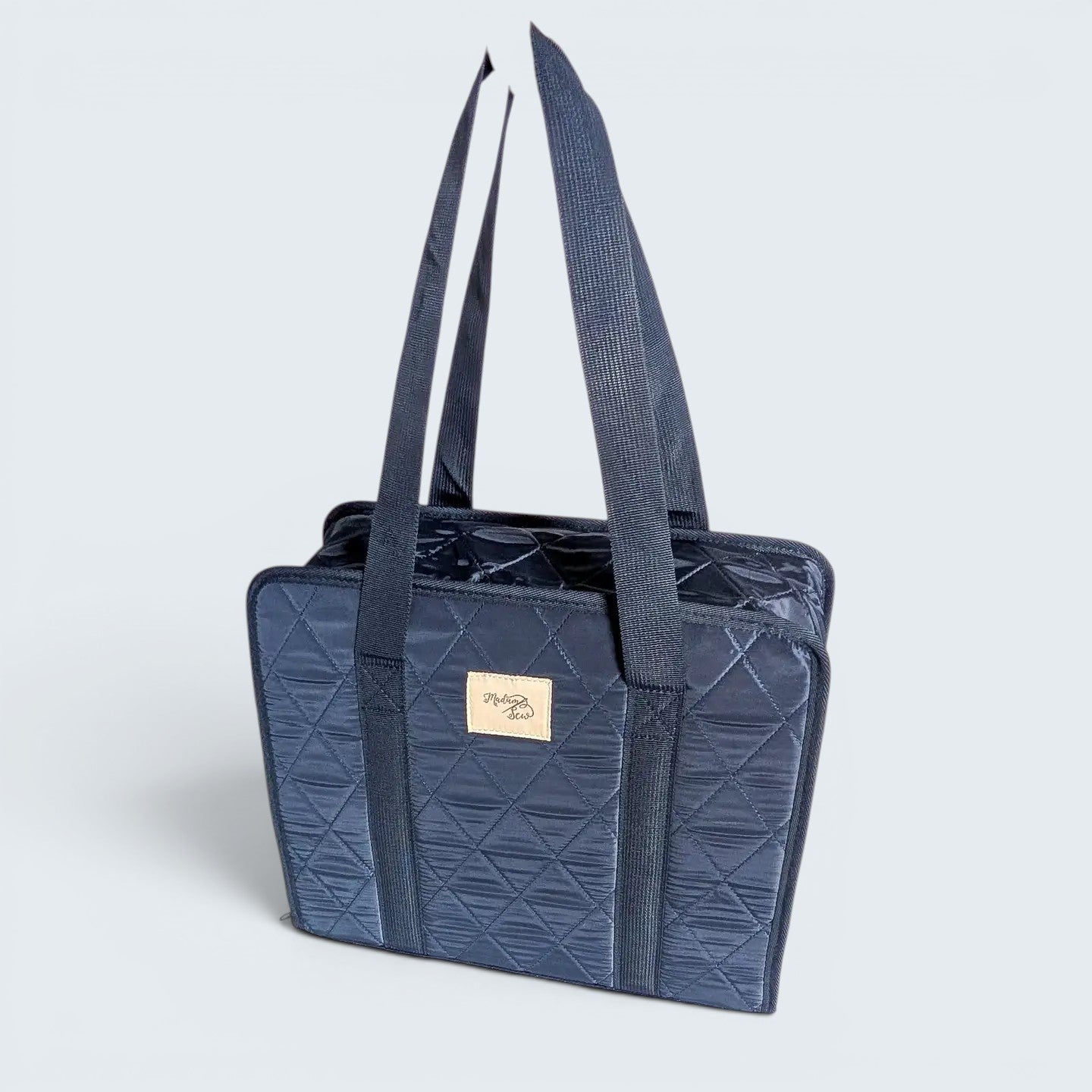Carry-All Needlepoint Organizer – Multi-Pocket Binder Bag
