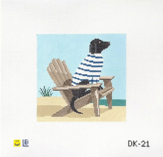 Keeping Watch - Black Dog Canvas