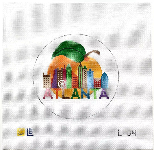 Atlanta - Peach Canvas