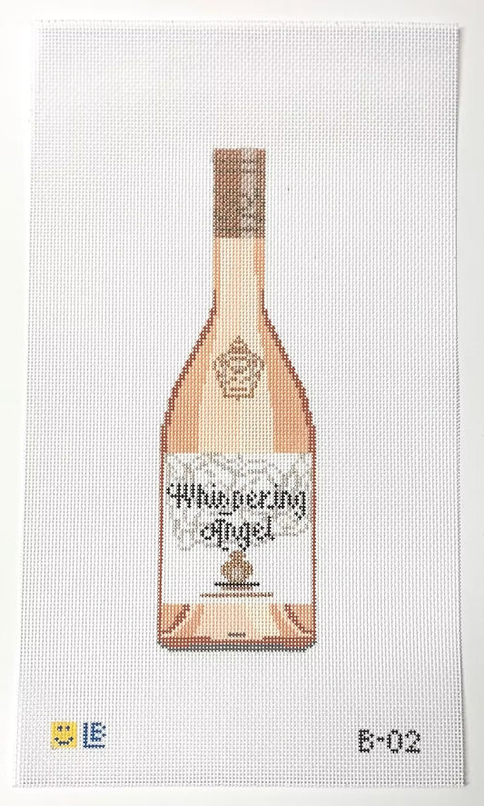 Whispering Angel Bottle Canvas