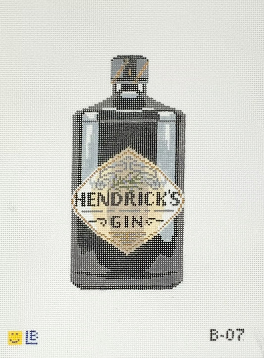 Hendrick's Gin Bottle Canvas