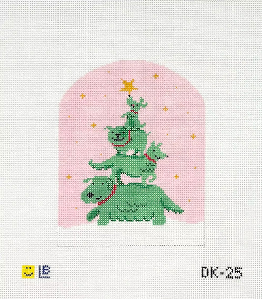 Christmutt Tree Canvas