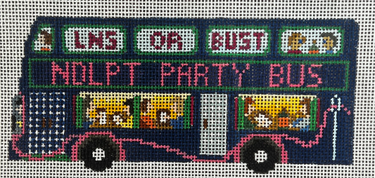 Needlepoint Party Bus