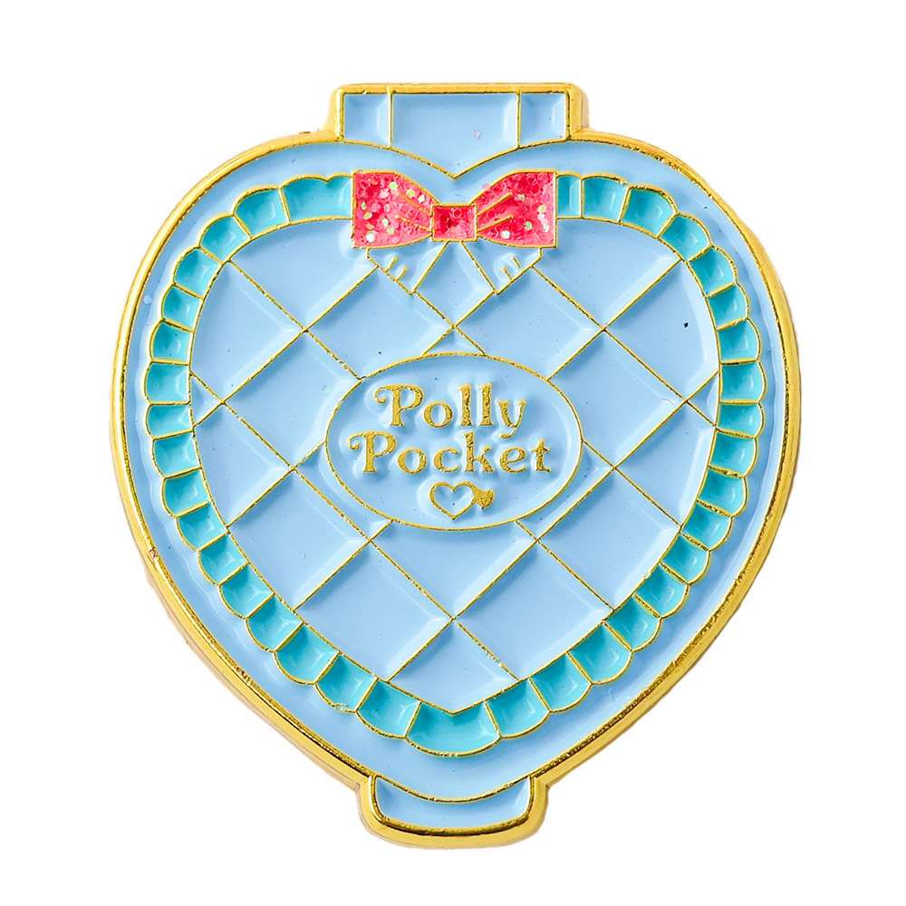 Blue Pocket Doll Compact Needle Minder Magnet