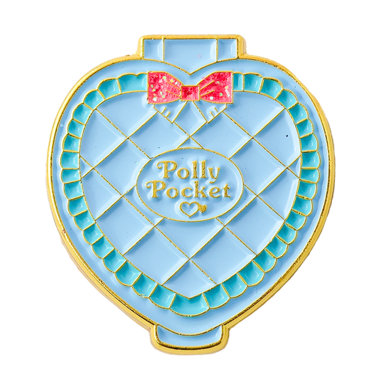 Blue Pocket Doll Compact Needle Minder Magnet