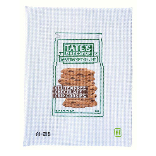 AI-219 Chocolate Chip Cookie Bag Gluten-Free needlepoint canvas