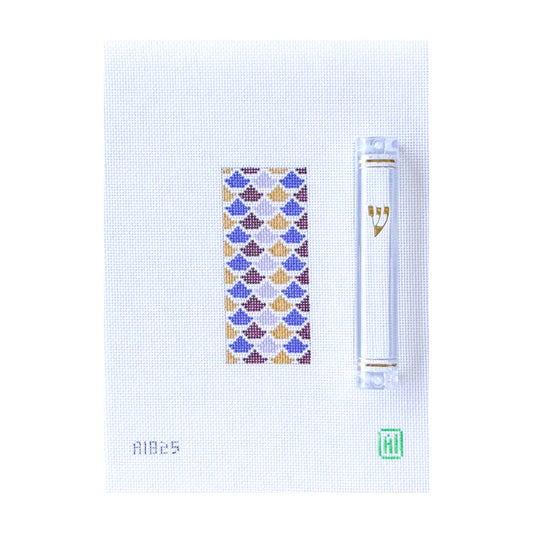 AI-825 Violet Scales Mezuzah needlepoint canvas