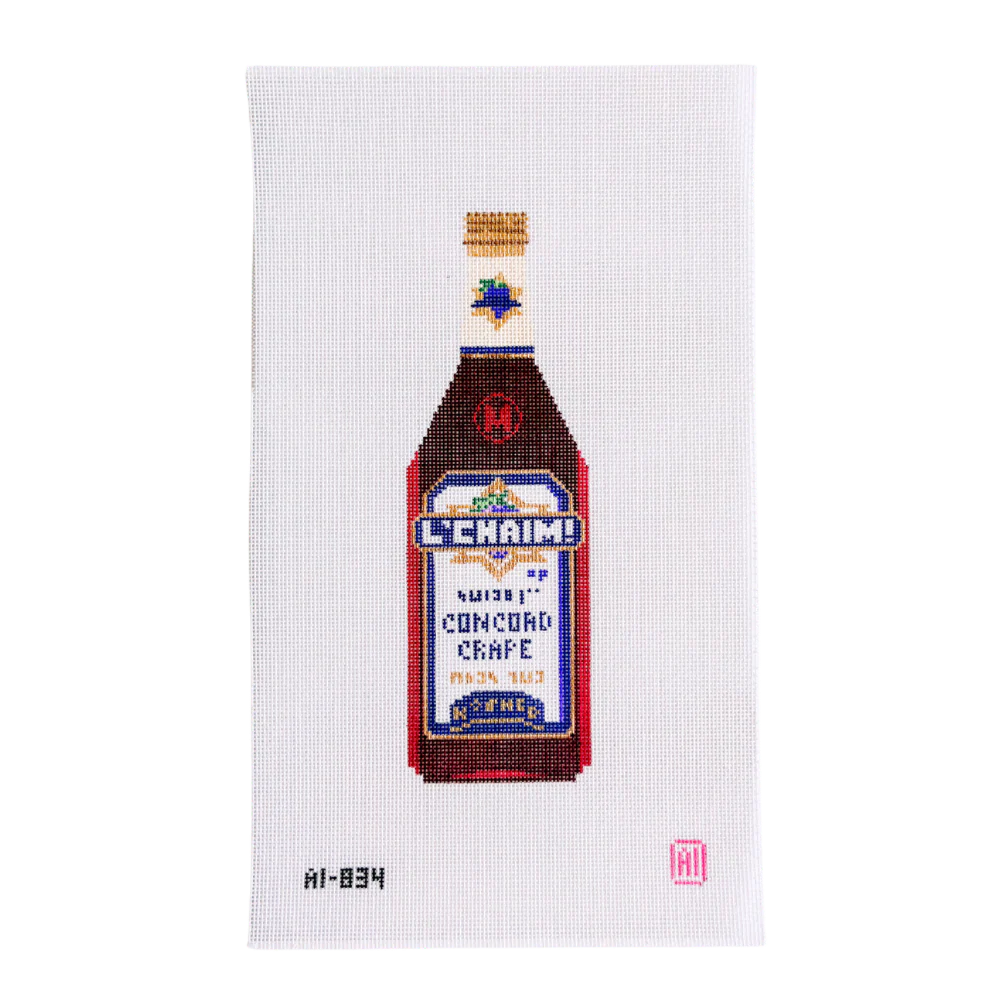 AI-834 Kosher Wine needlepoint canvas