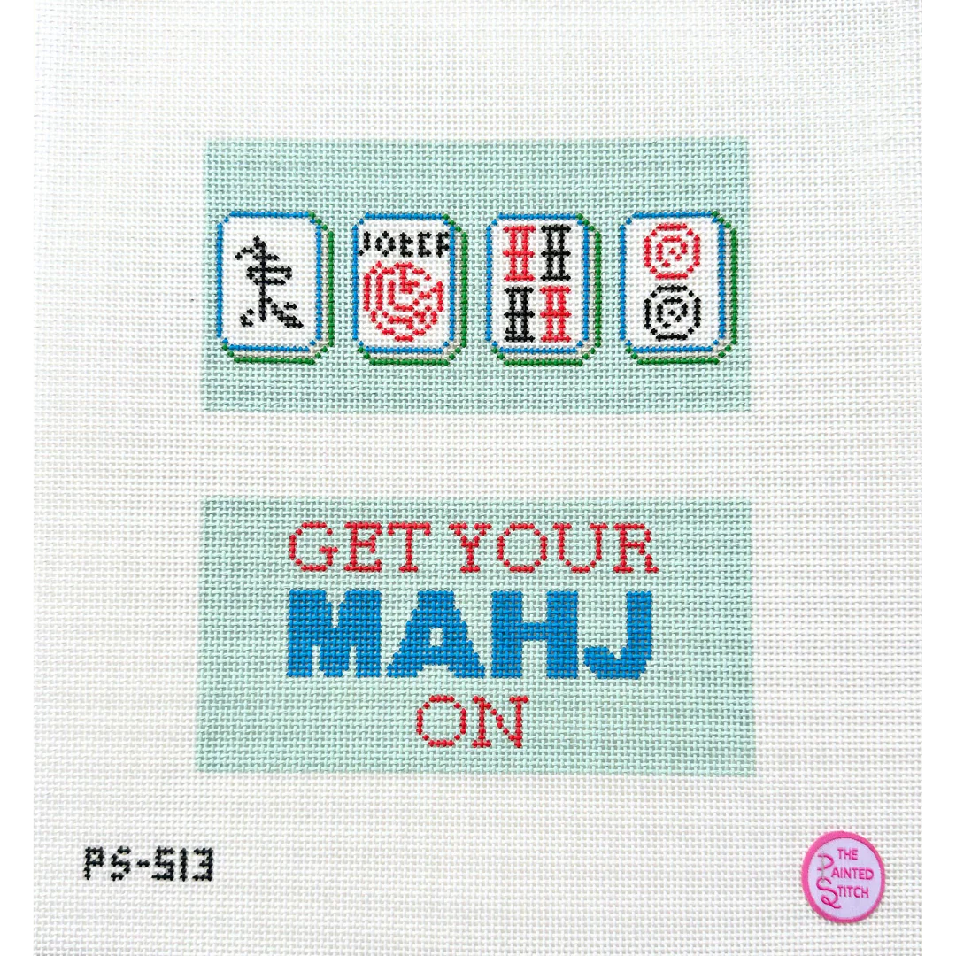 Mahjong Eyeglass Case Canvas