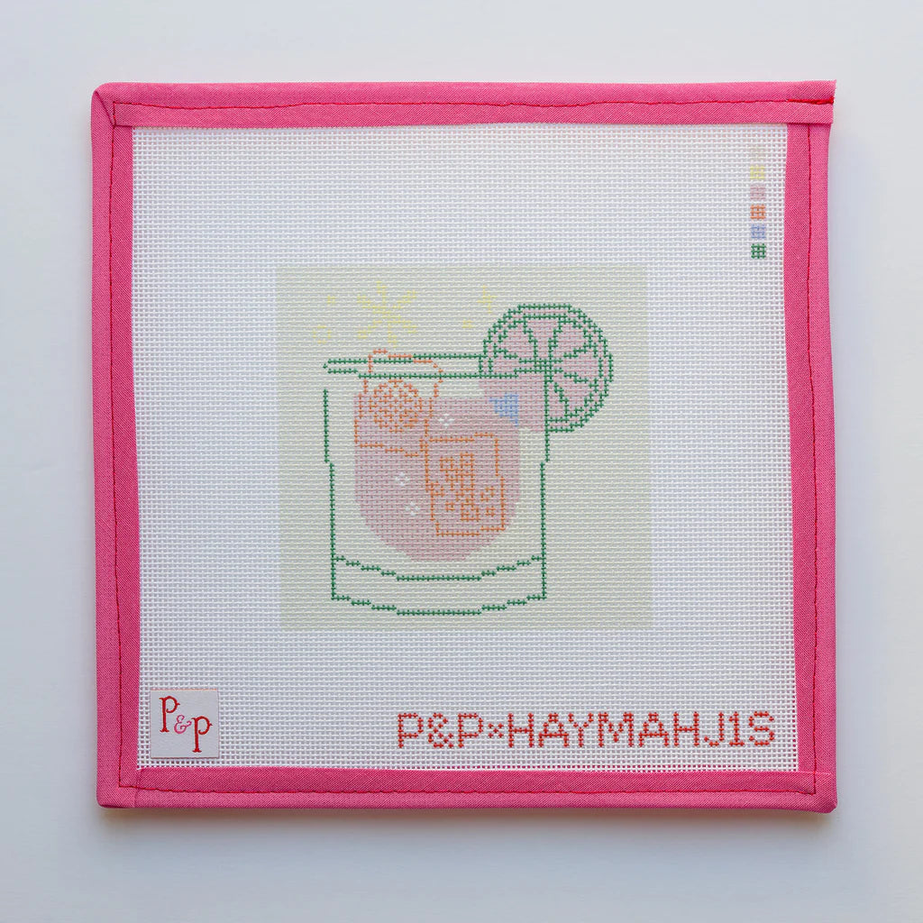 beige mahjong cocktail coaster canvas