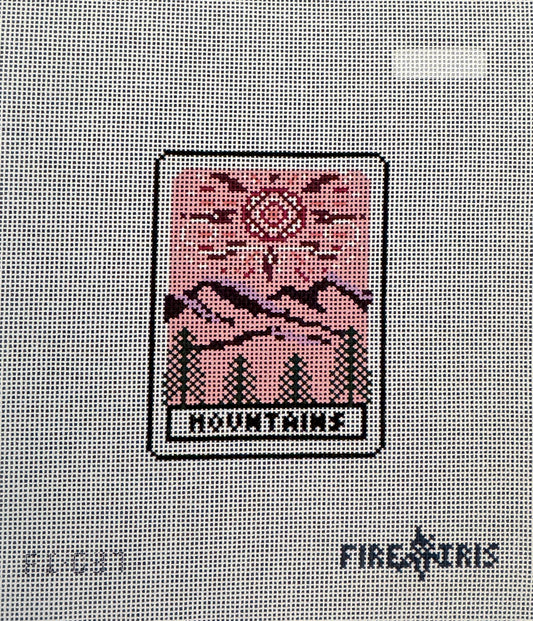Mountains Tarot Card Canvas