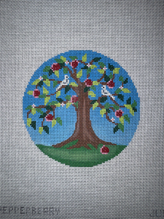 FP04 Flying Pig / Clouds Canvas needlepoint canvas