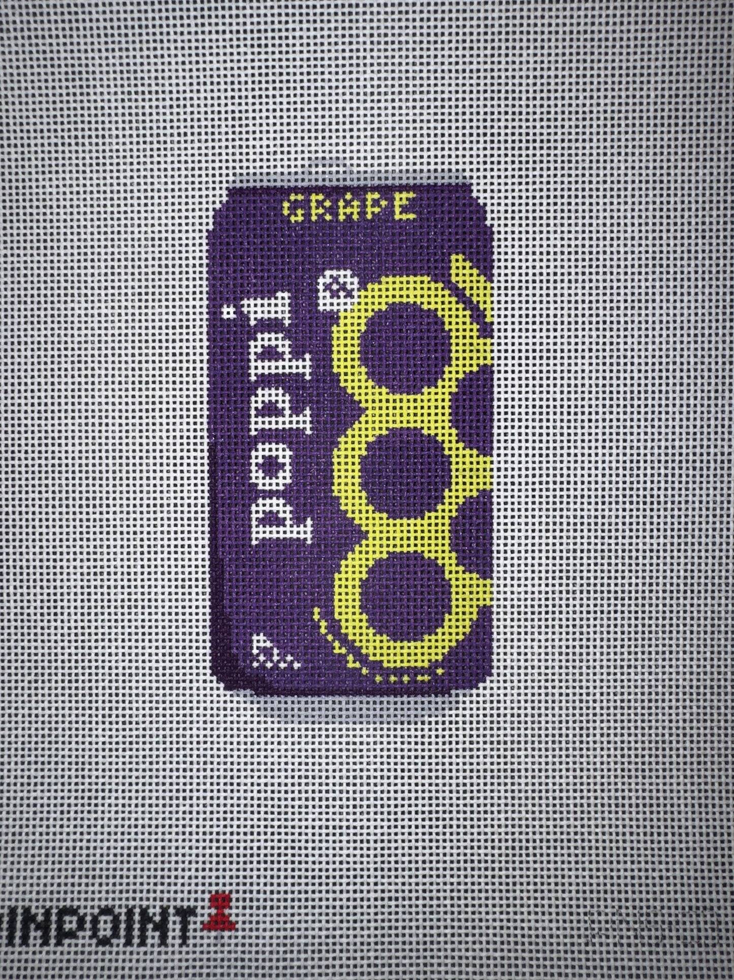 PNS03 Grape Poppi Canvas needlepoint canvas