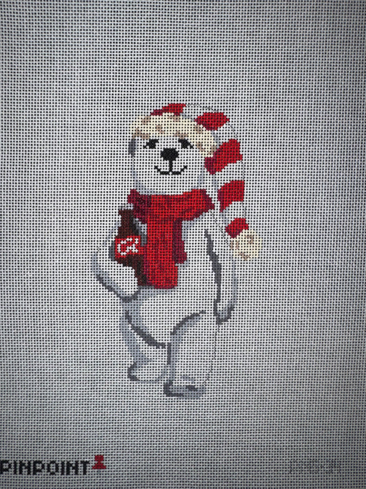 PNS-RASPBERRY-ROSE-POPPI Raspberry Rose Poppi Canvas needlepoint canvas