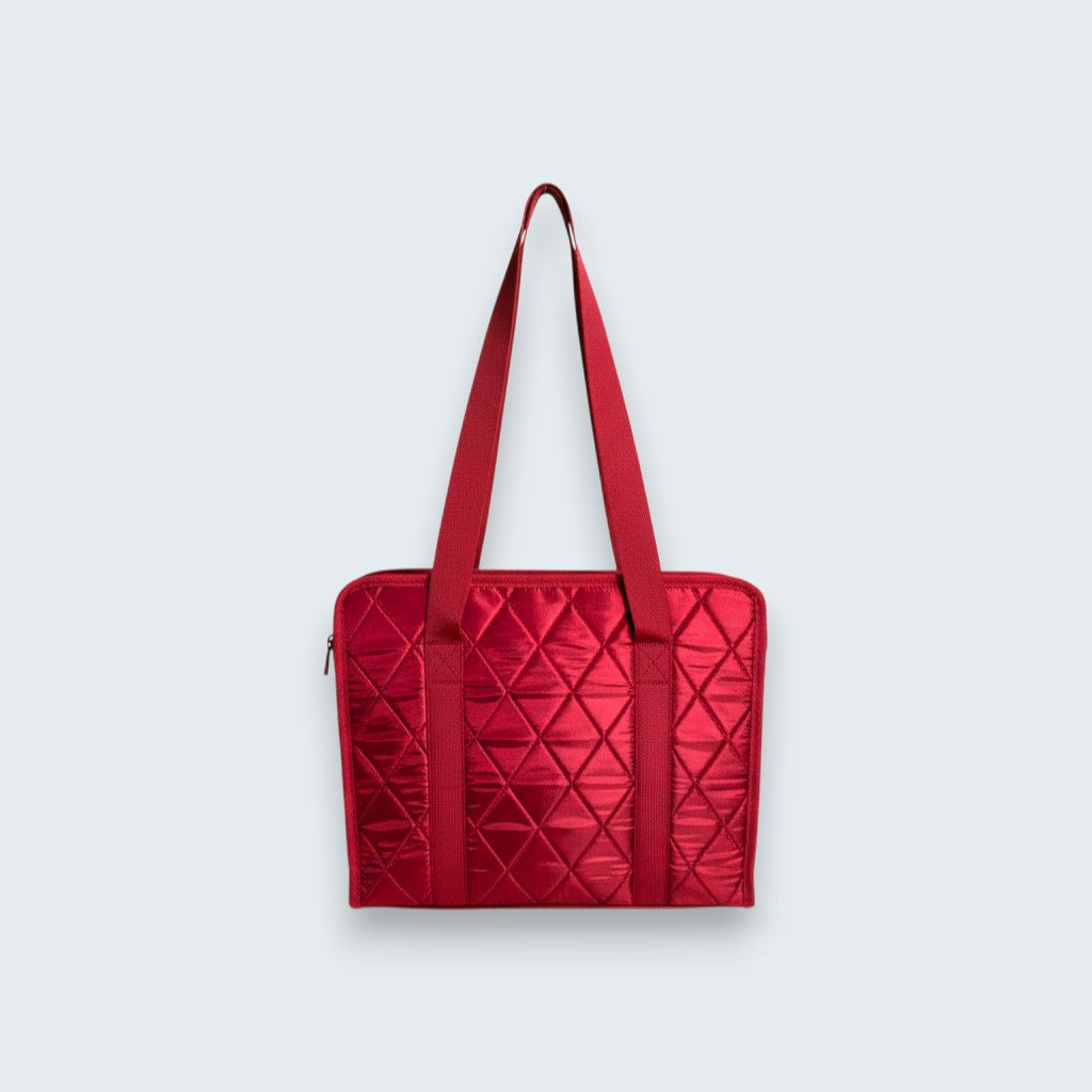 Carry-All Needlepoint Organizer – Multi-Pocket Binder Bag