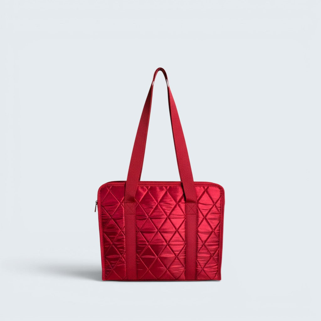 Carry-All Needlepoint Organizer – Multi-Pocket Binder Bag