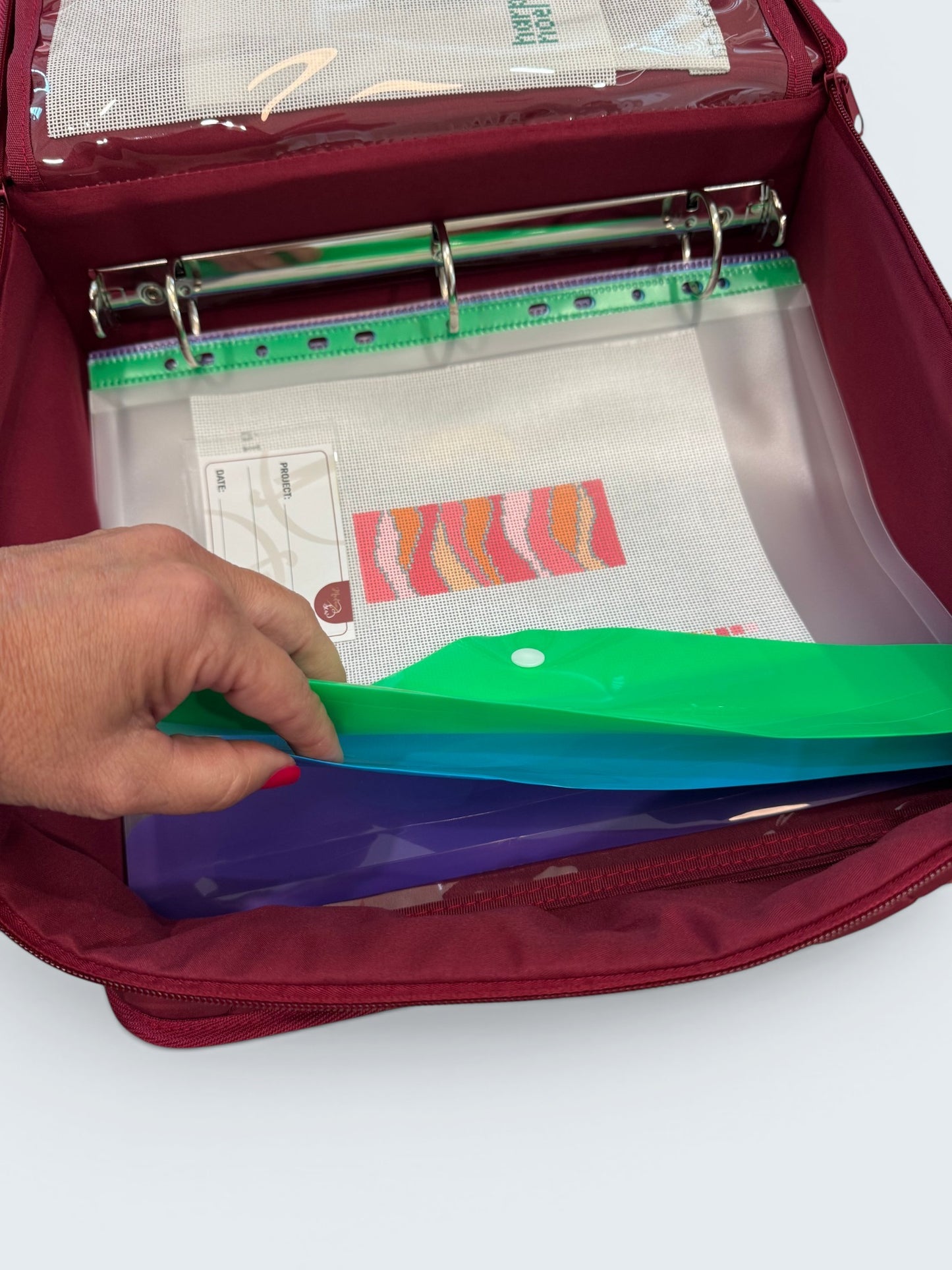 Binder Pocket Six-Pack (for the Carry-All Needlepoint Organizer Bag)