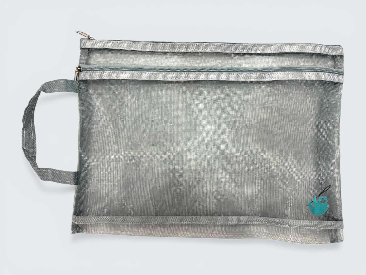Mesh Needlepoint Project Bag (Double Zipper)
