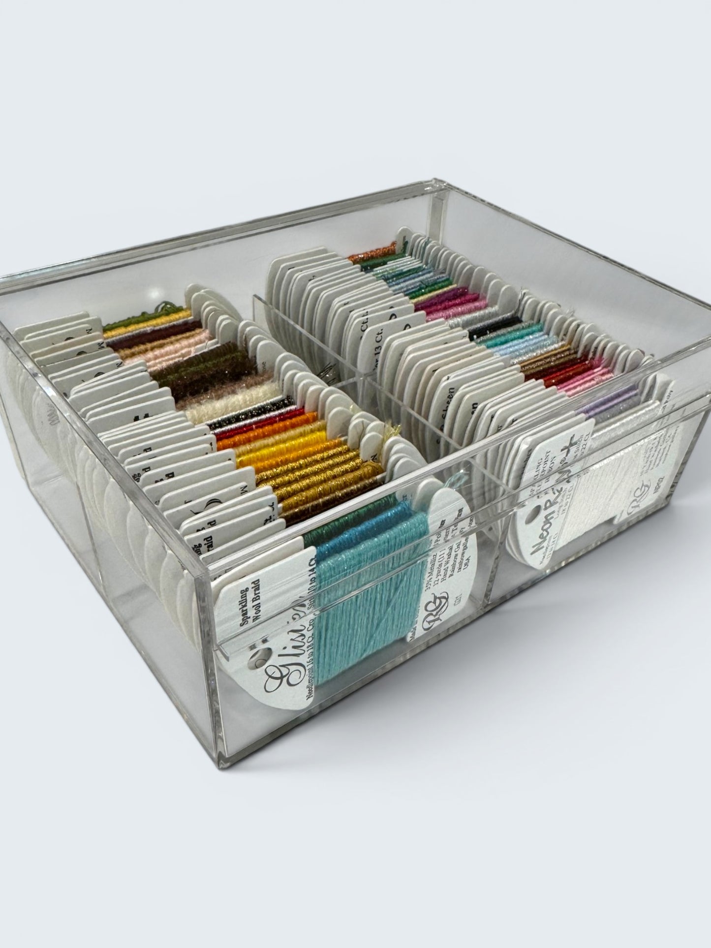 The Hudson - Acrylic Needlepoint Thread Storage Box