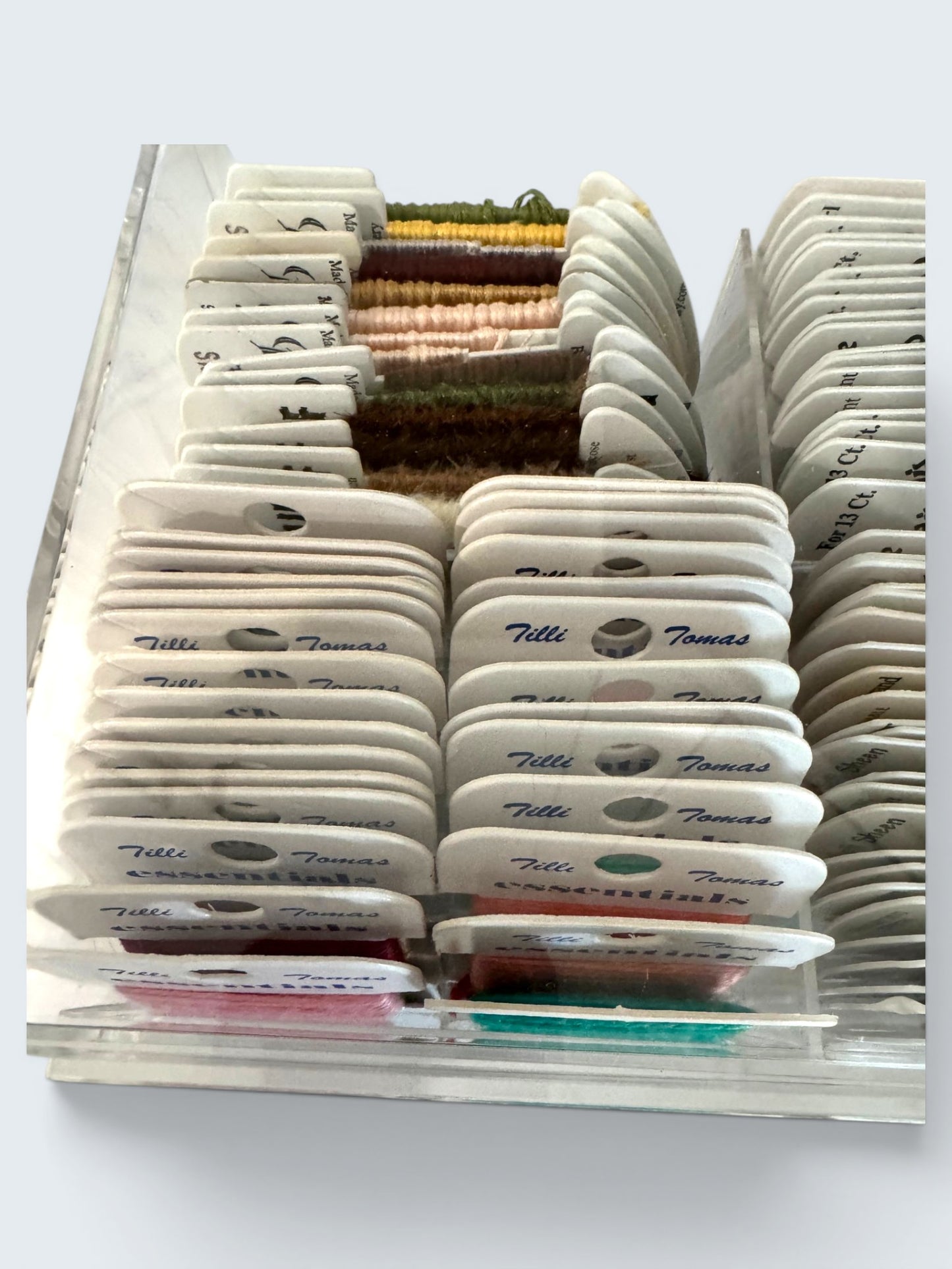 The Hudson - Acrylic Needlepoint Thread Storage Box