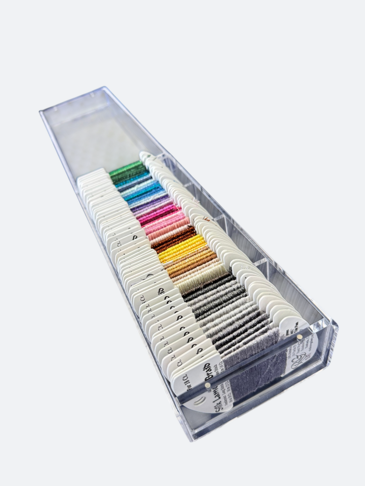 The Bespoke - Acrylic Needlepoint Thread Storage Box - (Rainbow Gallery, Milan & like Sizes)